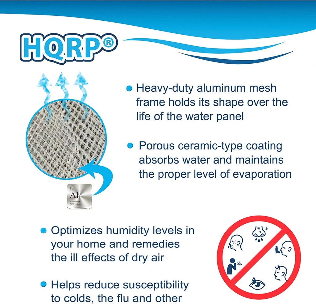 570M 570 570A Humidifiers; ReservePro GeneralAire Filter House Whole Panel liquid GA10, 2-Pack for HQRP 7900