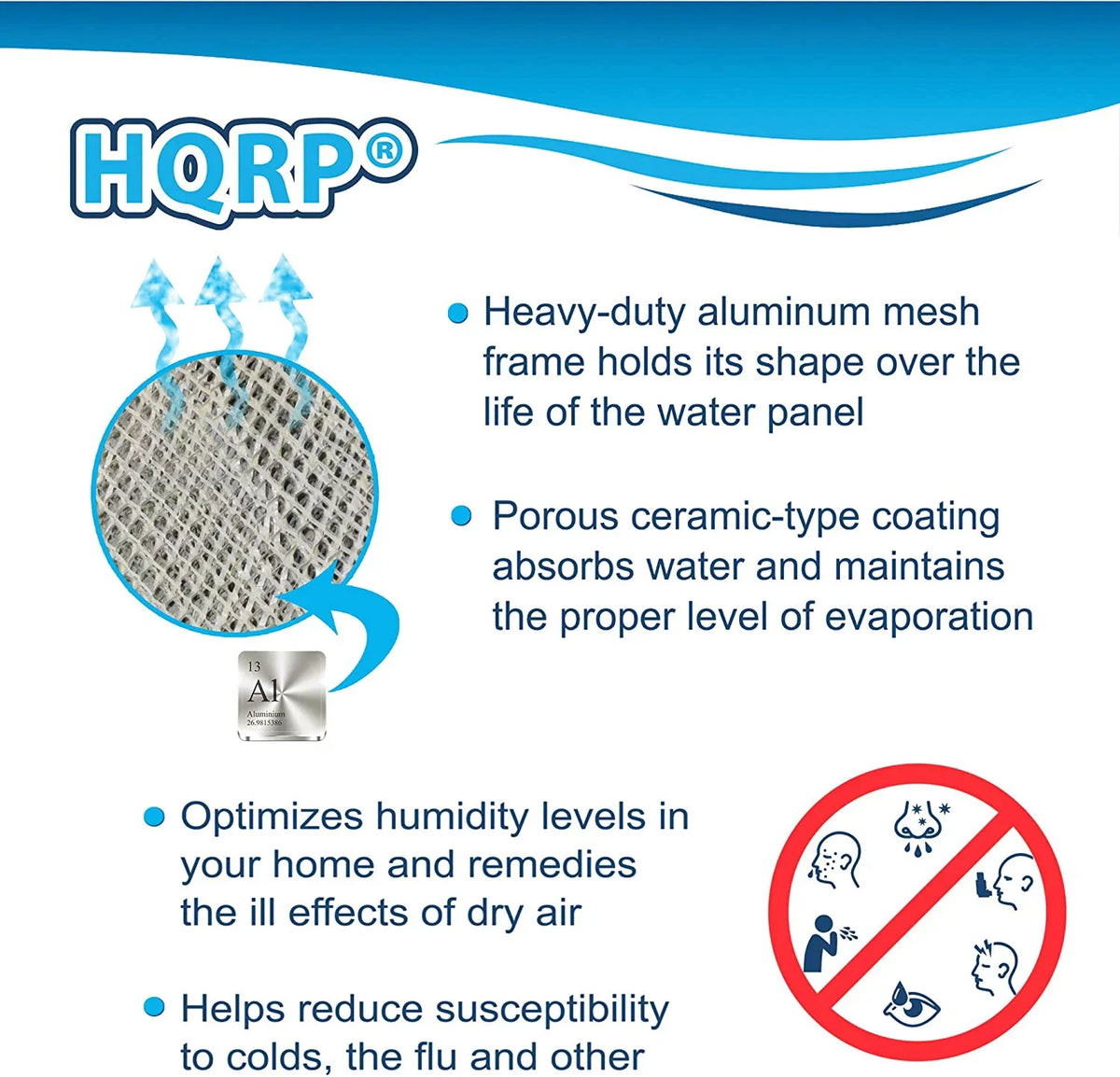 570M 570 570A Humidifiers; ReservePro GeneralAire Filter House Whole Panel liquid GA10, 2-Pack for HQRP 7900