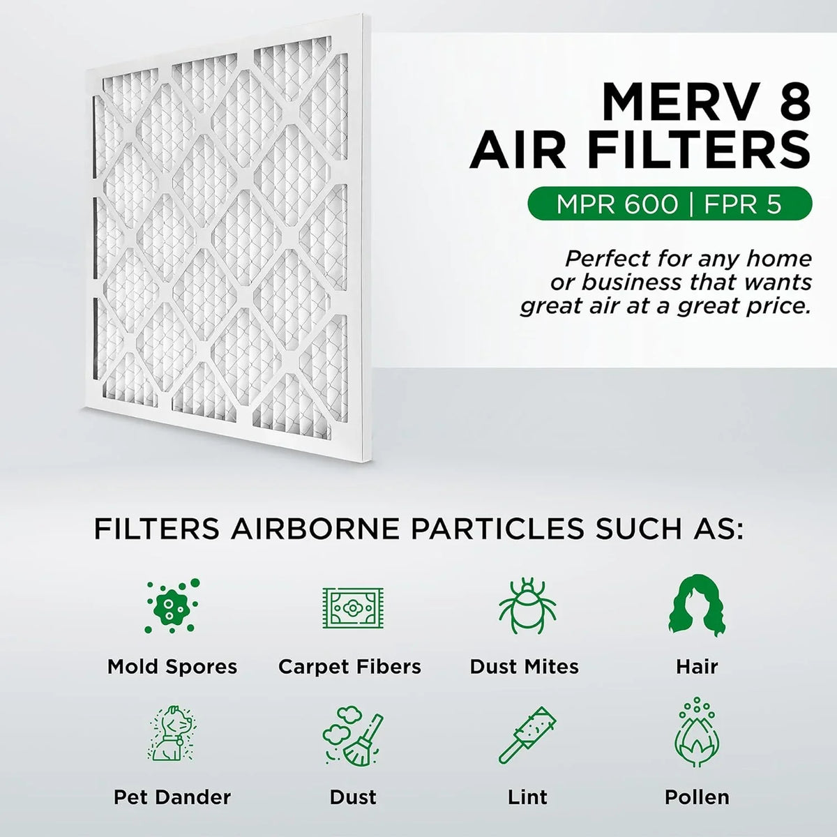 Filters. 17-3/4 Furne Ext 8 Pleated Air 17-3/4 HV dimension: 18X18x1 12. X Case 3/4 Of MERV X
