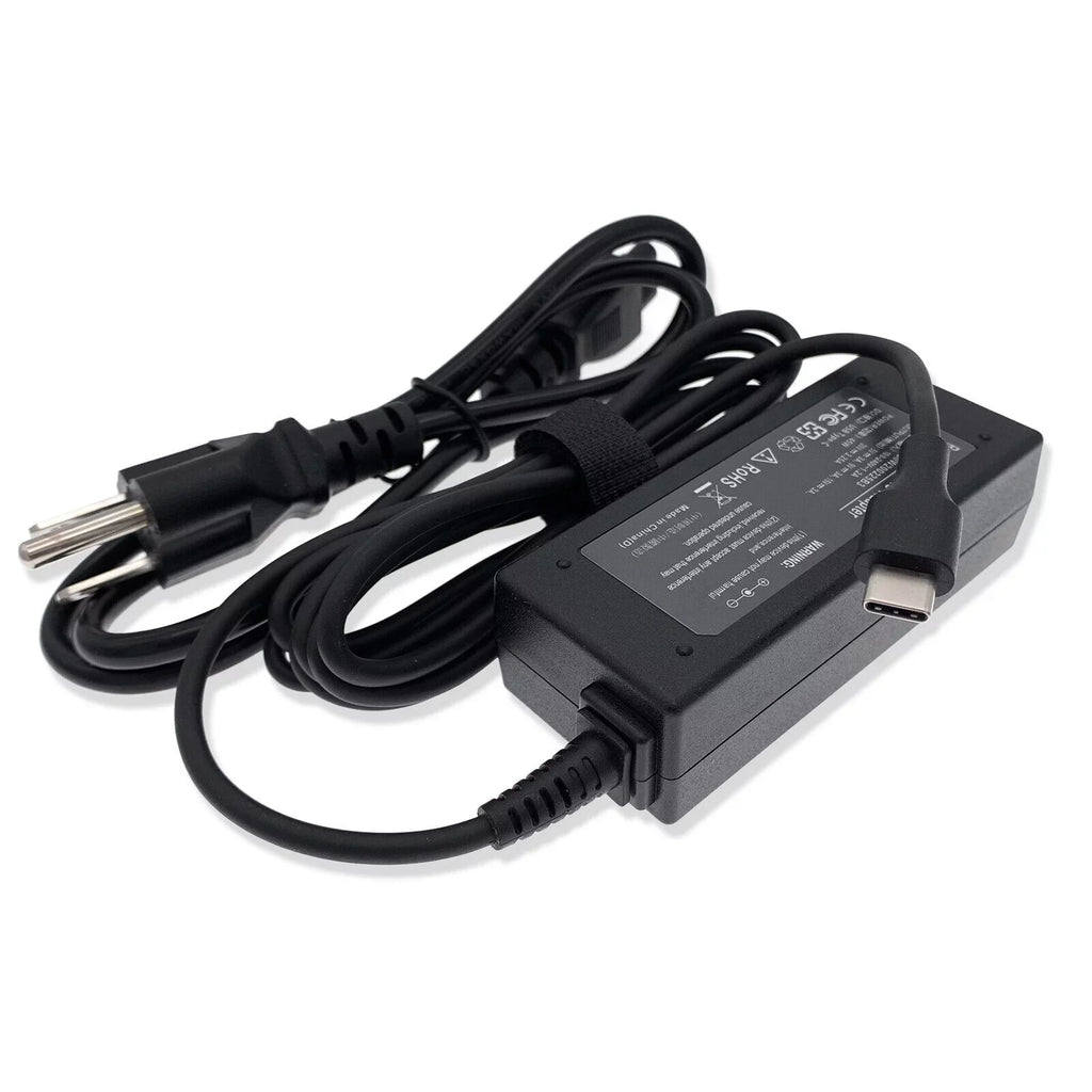 for 7285 AC 7200 7210 7390 Latitude 2-in-1 Type-C Charger Adapter USB Power