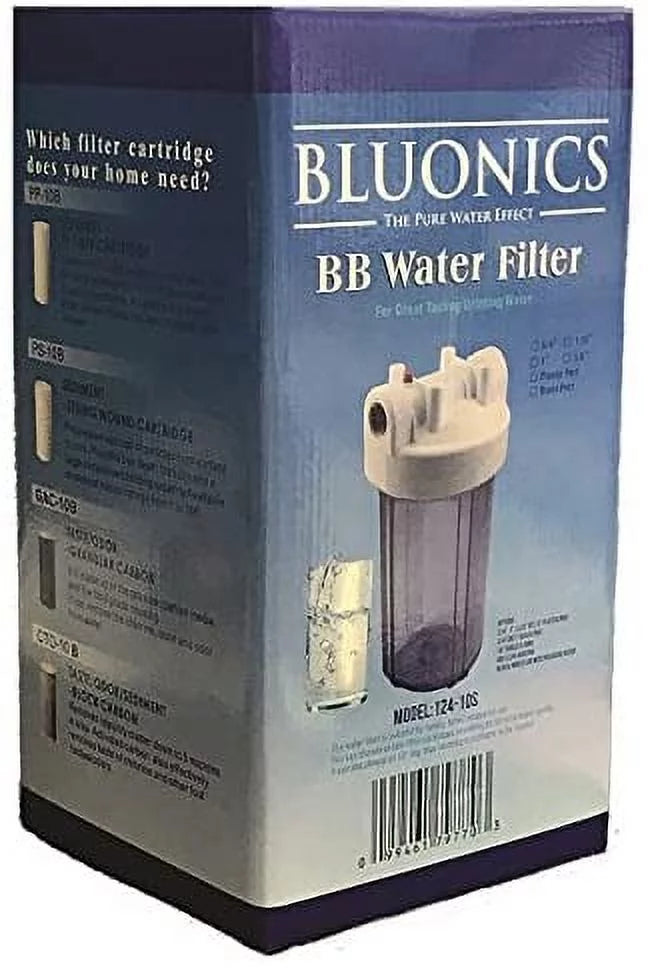 4.5 & Sediment Filters Carbon Big Whole House Blue liquid 10" Two x