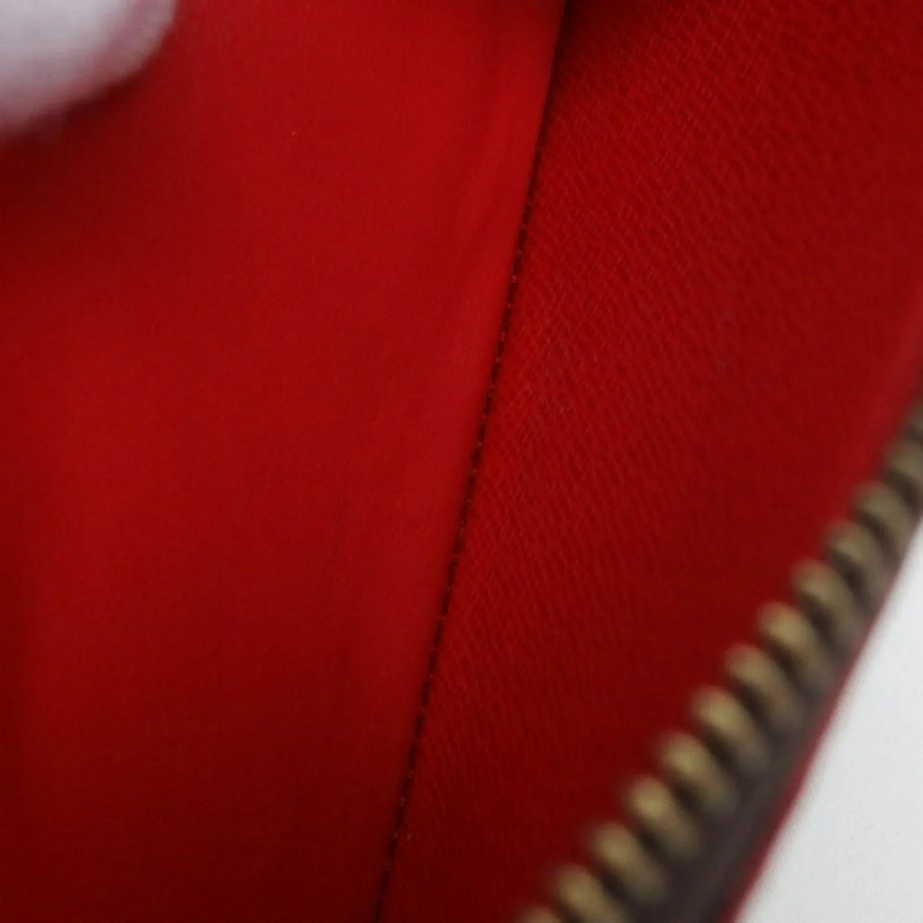 M62940 Pre-Owned Monogram Wallet Clemence (Good) Wallet Red Long