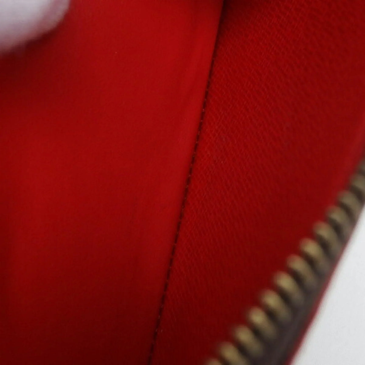 M62940 Pre-Owned Monogram Wallet Clemence (Good) Wallet Red Long
