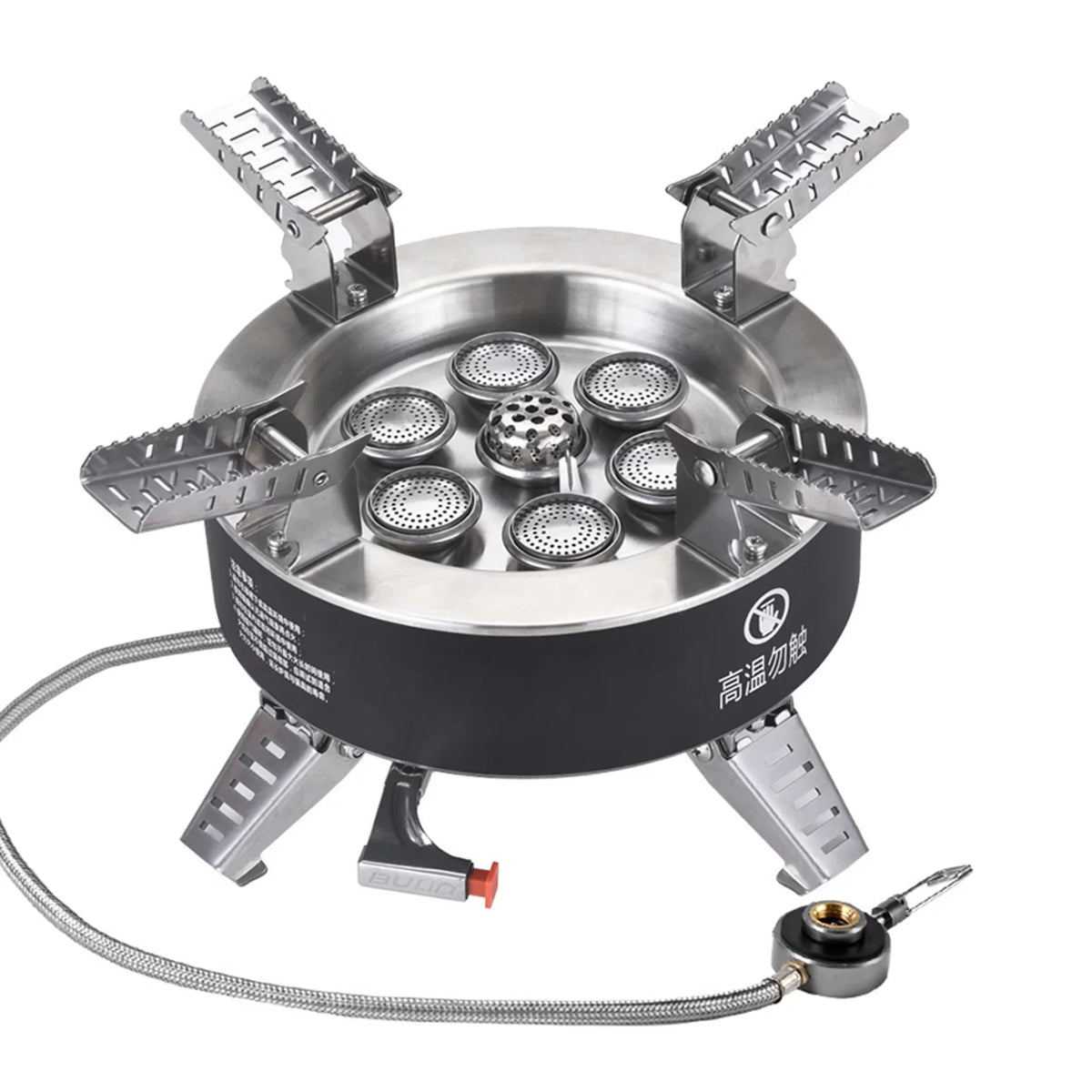 High Backpacking Seven 18000W Stove, Stove, Collapsible Traveling core Windproof Hiking Stove, Dcenta Camping Gas Fishing