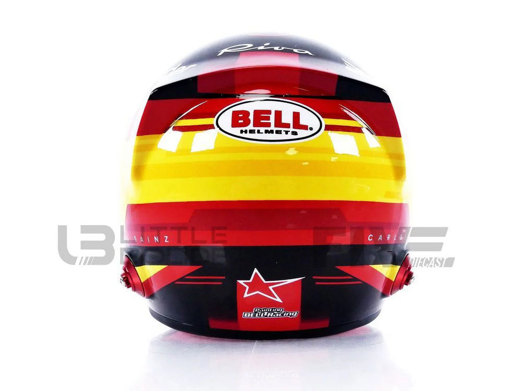 1/2 - Carlos HELMET MINI F1 2023 Jr Ferrari - Sainz CASQUE