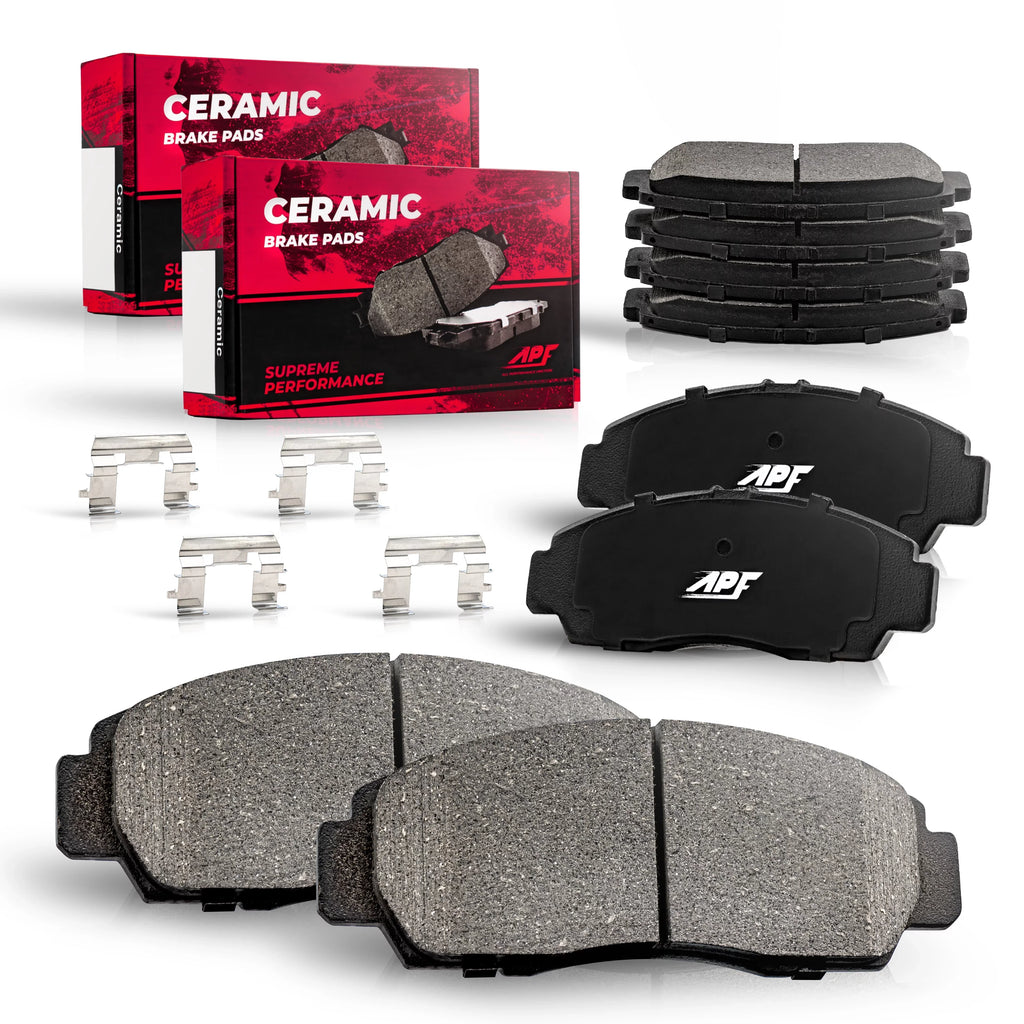 Front Carbon and Ranger Rear Pads Fiber 1998-2002 for Ceramic