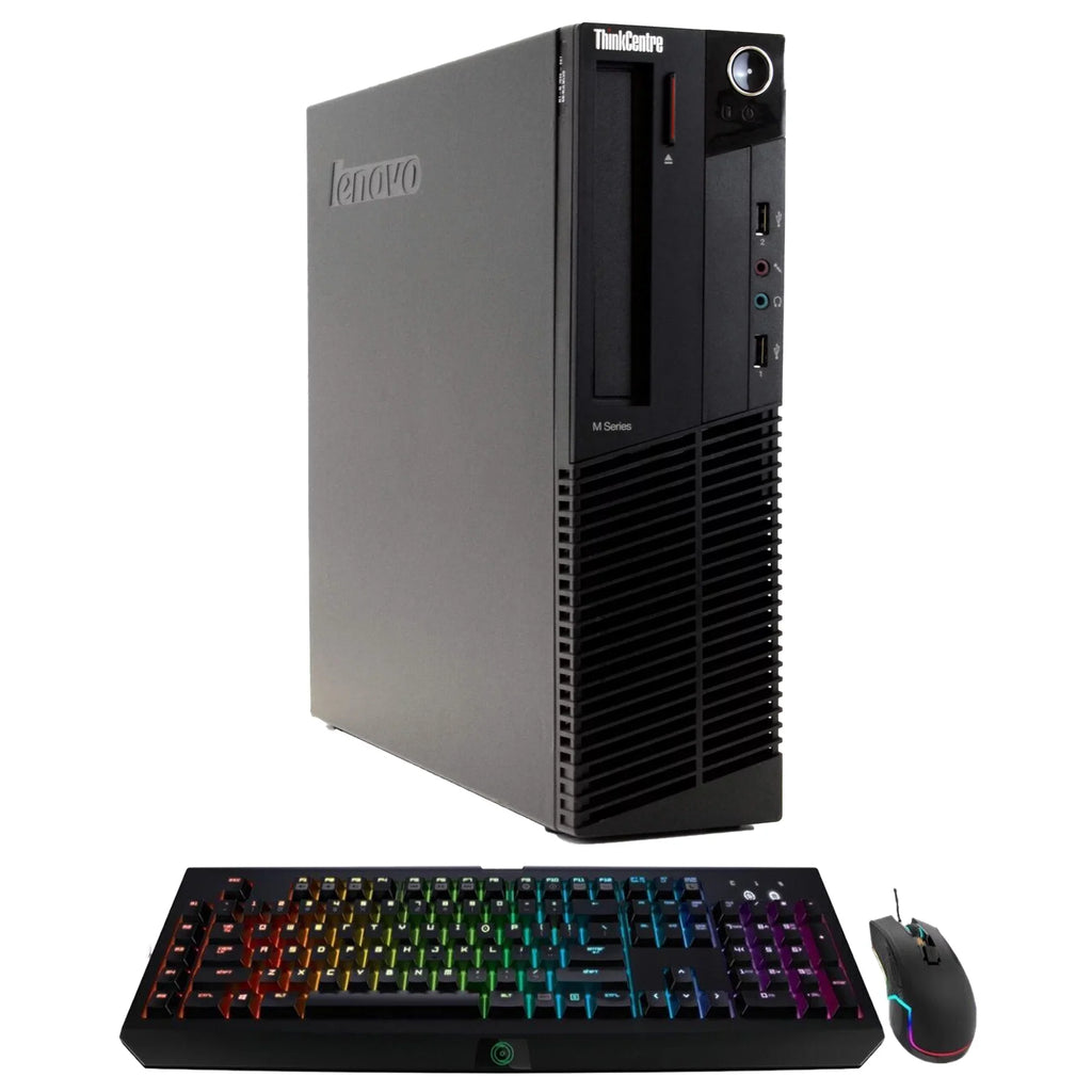 16GB Desktop i5, DDR3 Quad-Core WIFI, 11 Like M92P and Computer - Mouse RAM, Pro, - (Used 500GB RGB HDD, Keyboard Windows PC DVD, Intel New)