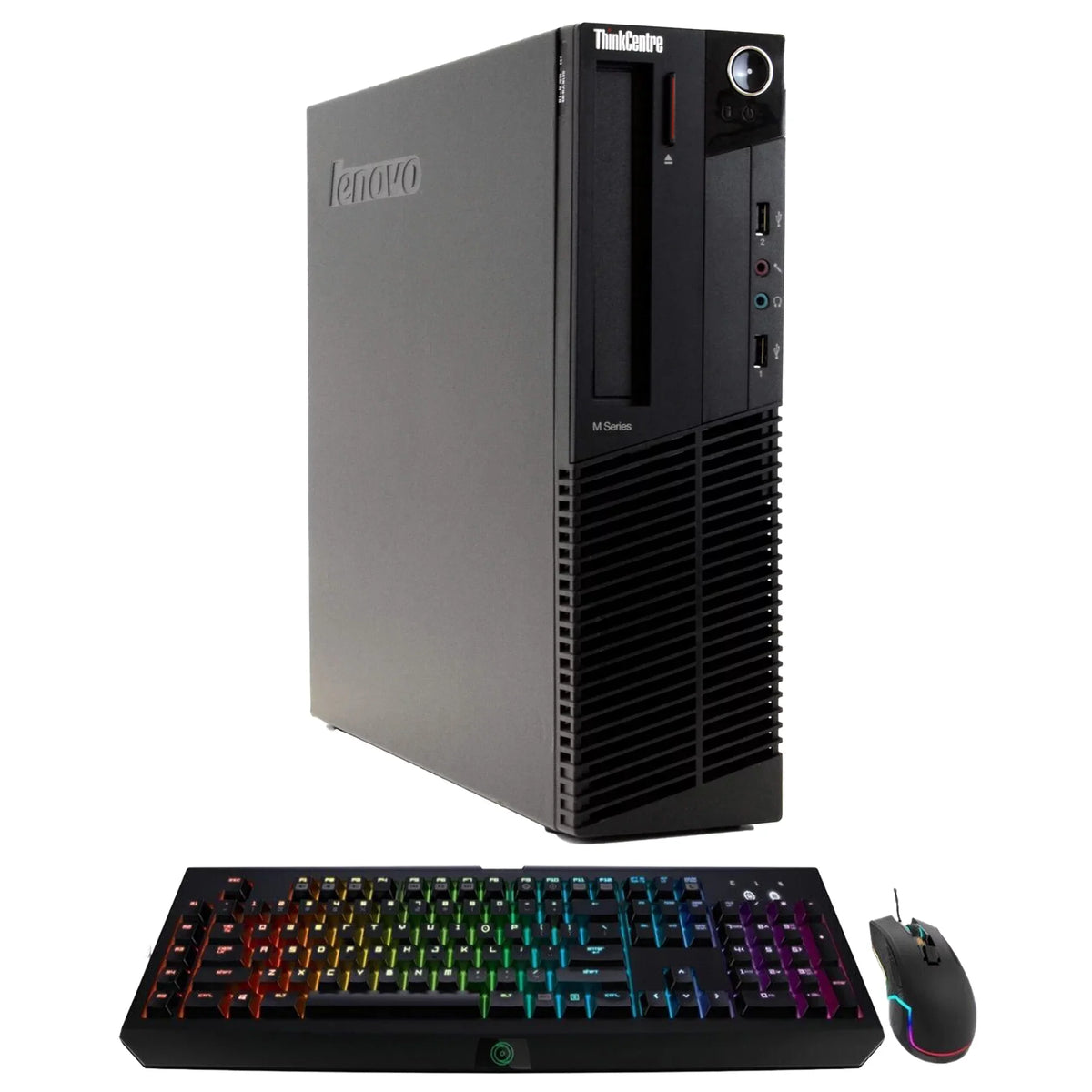 16GB Desktop i5, DDR3 Quad-Core WIFI, 11 Like M92P and Computer - Mouse RAM, Pro, - (Used 500GB RGB HDD, Keyboard Windows PC DVD, Intel New)