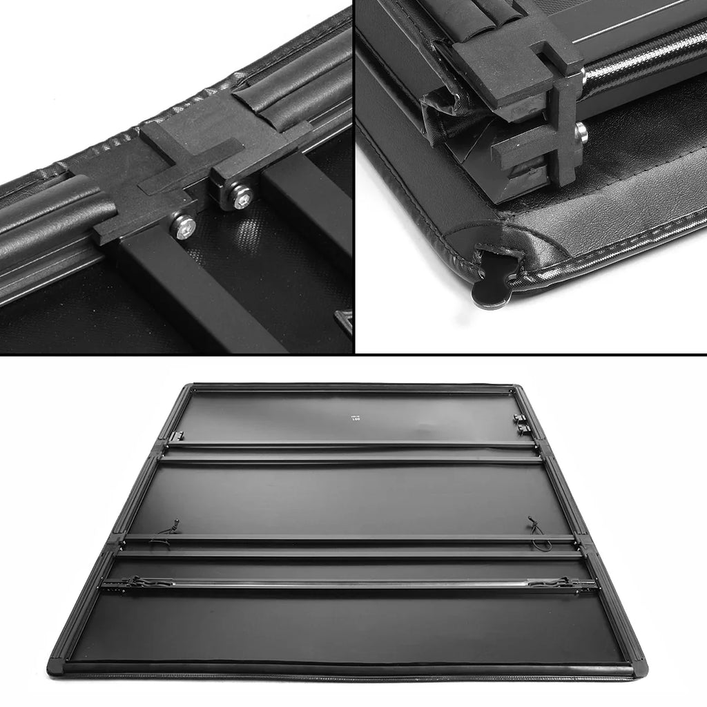 6' Cover 1993-2011 Tri Auto Tonneau Drive Truck Fold Fits Soft Bed Flareside/Splash Ranger