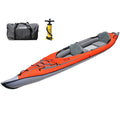 AdvancedFrame® Elite or with 15 Recreational Advanced - Solo Red Tandem Pump Kayak - ft Convertible Kayak Inflatable - Elements -