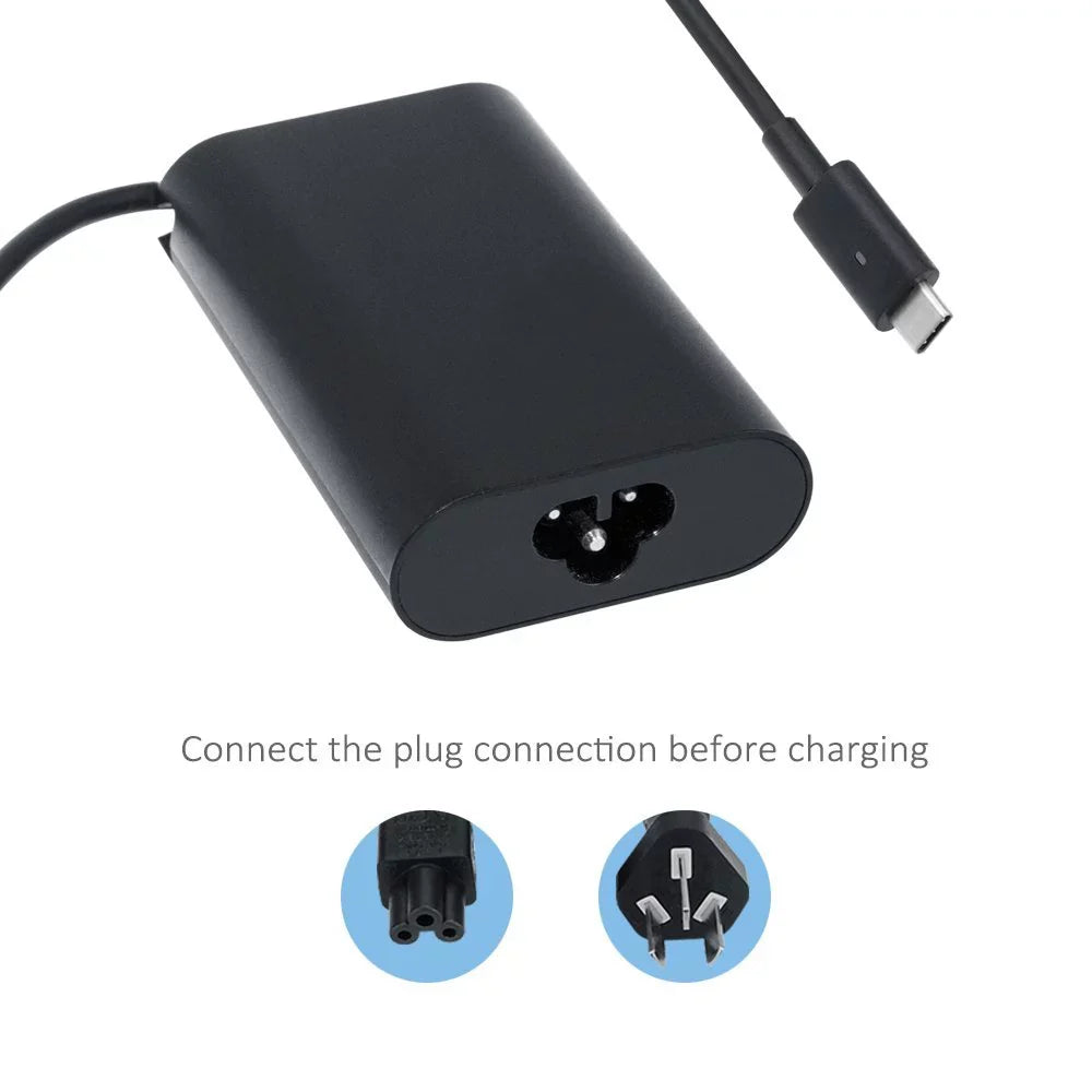 Chromebook Adapter Ultrabook 2-in-1 13 Latitude Charger For Laptop Laptop P29S002 Supply Cord NEW Power AC 7390 Power PC Notebook