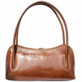 Leather 79-6886-Tan Serafina Luxury Italian Handmade Handbag, Womens Tan Artisan Shoulder