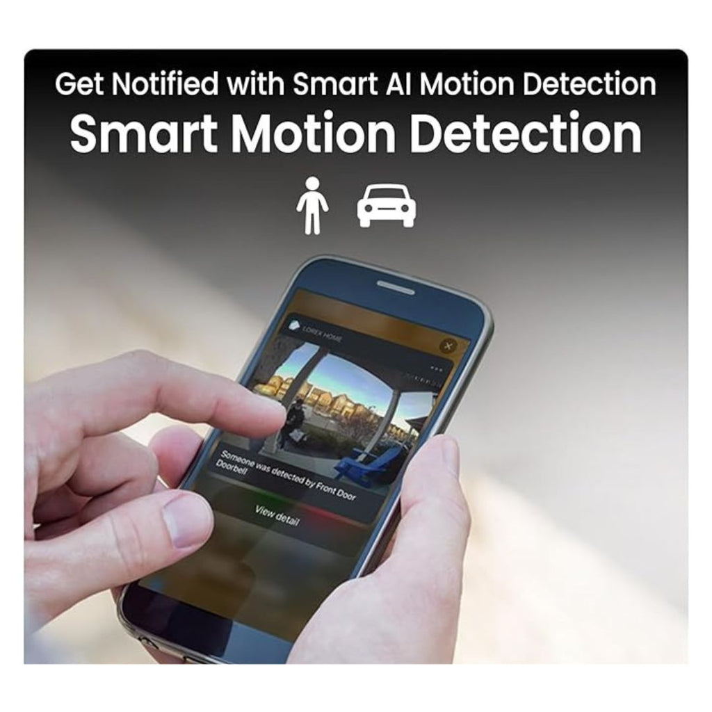 DVR and with 2TB 4K Wired Deterrence, Motion Compatibility and Capable 12 Smart Home Smart Detection, Fusion Camera 4 8 Active Lorex Wi-Fi