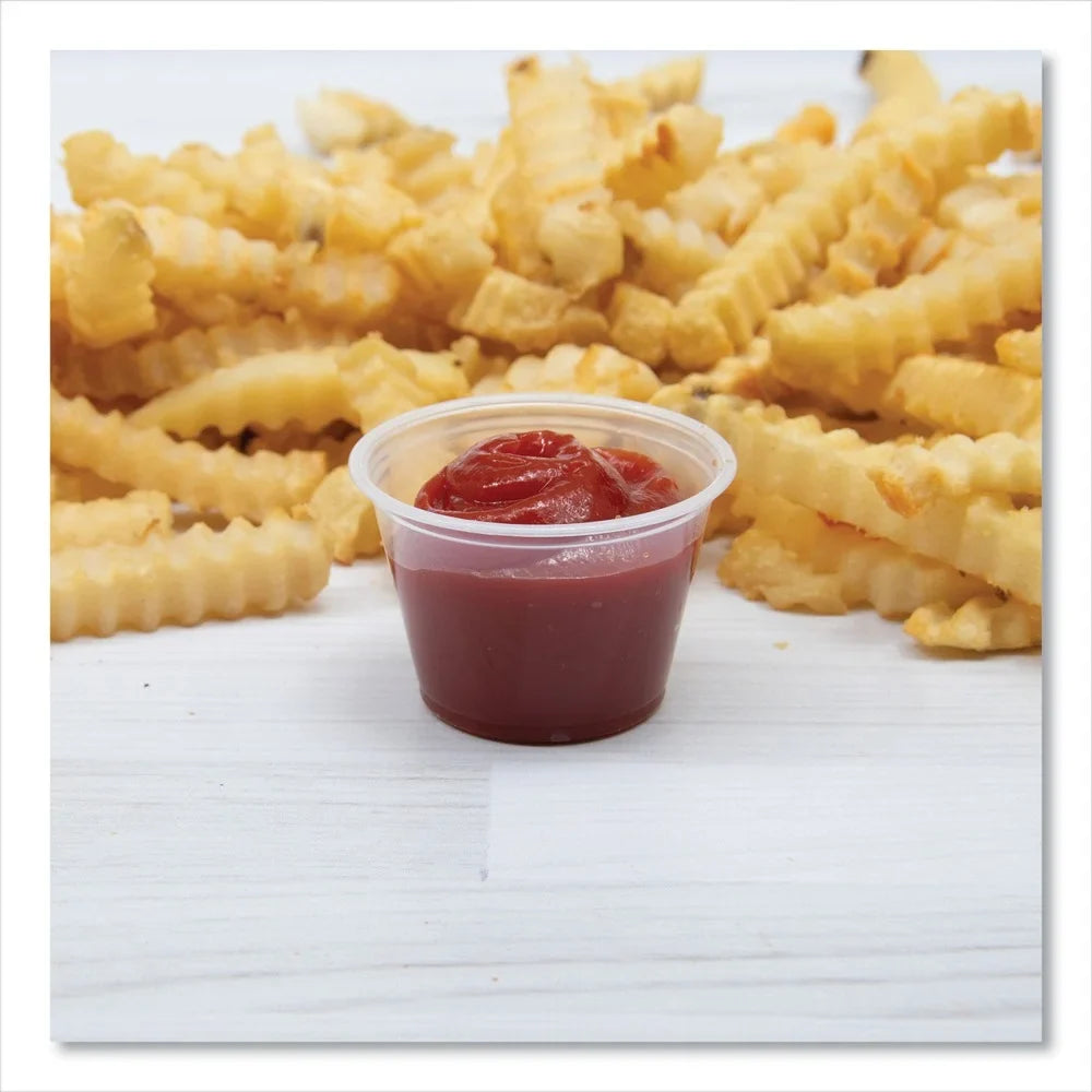 400PC Conex Polypropylene oz. 4 - Containers Dart Portion Complements Clear (2500/Carton)]
