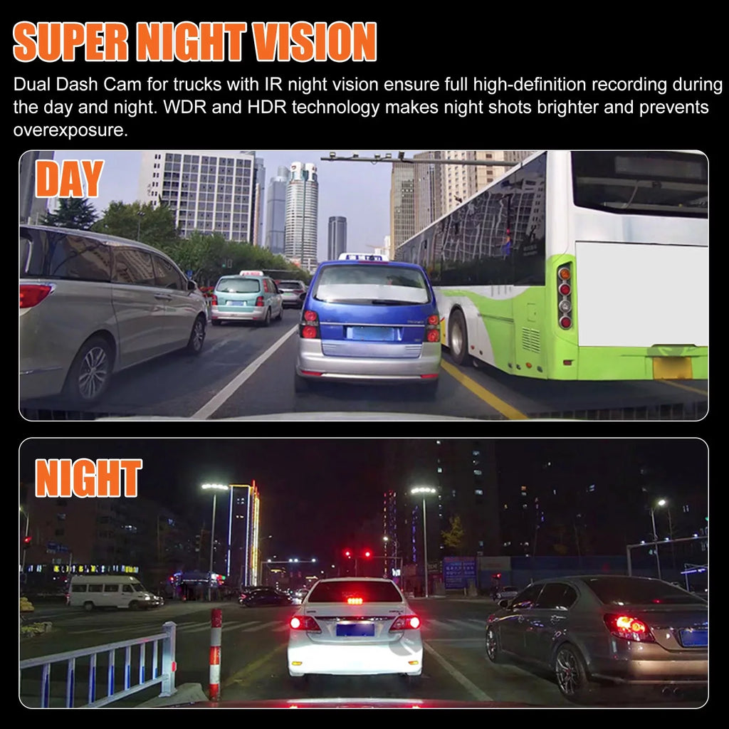 Camera Parking WDR, G-Sensor, Dash Dash Monitoring, Detection, Dashboard Rear and 170° Black Dual Cars, Display, with 1080P 3.16inch Camera Cam, Dual Wide Recorder for Angle Motion TSV Front