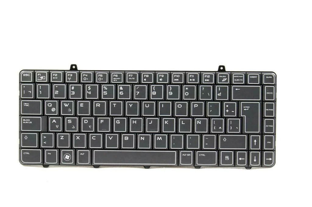 Alienware Spanish-Latin Pre-Owned M11X Keyboard Laptop Like DN229 New PK130BB1A16 -