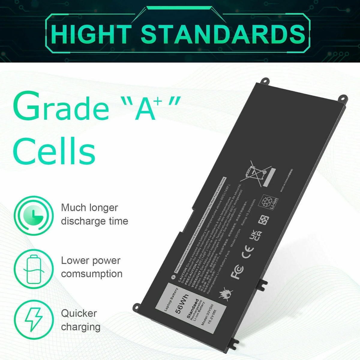 3779 G3 J9NH2 17 G7 PVHT1 7588 5587 15 for 3579 15 15 Laptop Battery G5