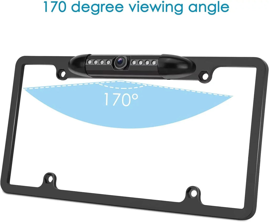 Plate Frame XAV-AX150 Black Backup License for Camera Rearview