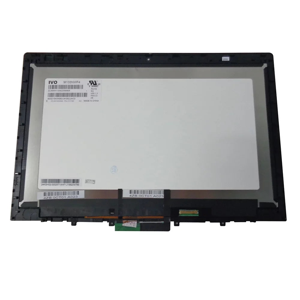 Lcd Screen Bezel L390 FHD 02HM128 w/ 5M11A17650 02DA314 For 02DM432 Yoga 02DL916 ThinkPad 13.3" 5M10W03055 L380 02DA313 30 Pin 02DL967 02DA316 Touch
