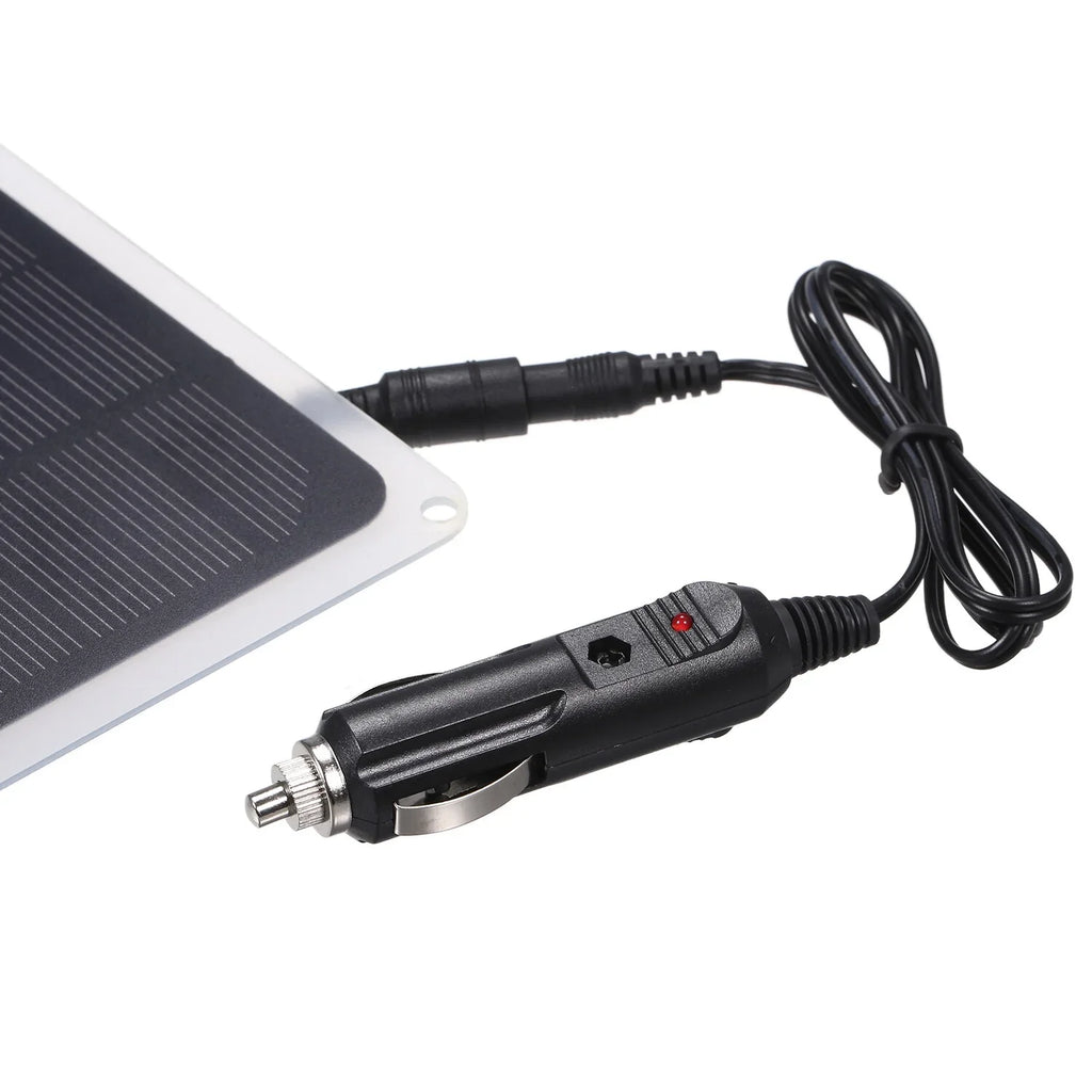 Hiking Accessories Charge Car Camping for for Solar Portable DC12V Panel Climbing Completed Fishing exterior 12V-Battery USB 10W with Port Chargers