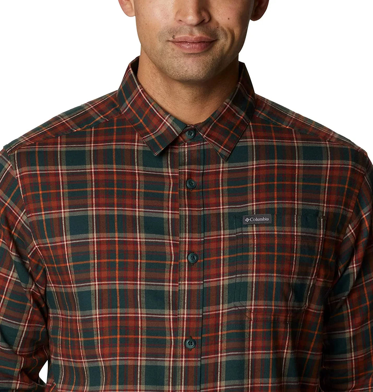 X-Large Mens Columbia Ridge Spruce III Cs Vapor Shirt Long Tartan Sleeve