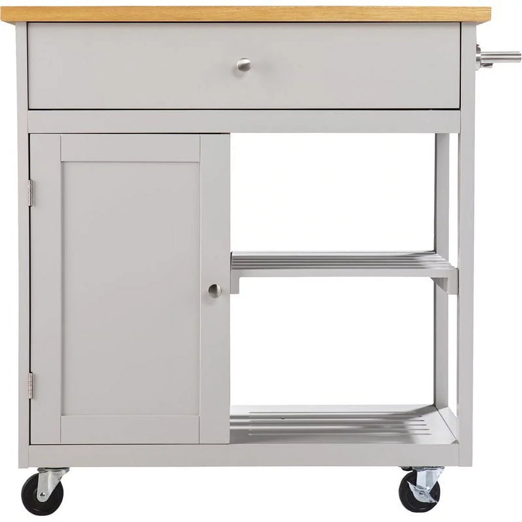 in Bowery Cart Gray and Cool Hill Kitchen Modern Wooden Natural