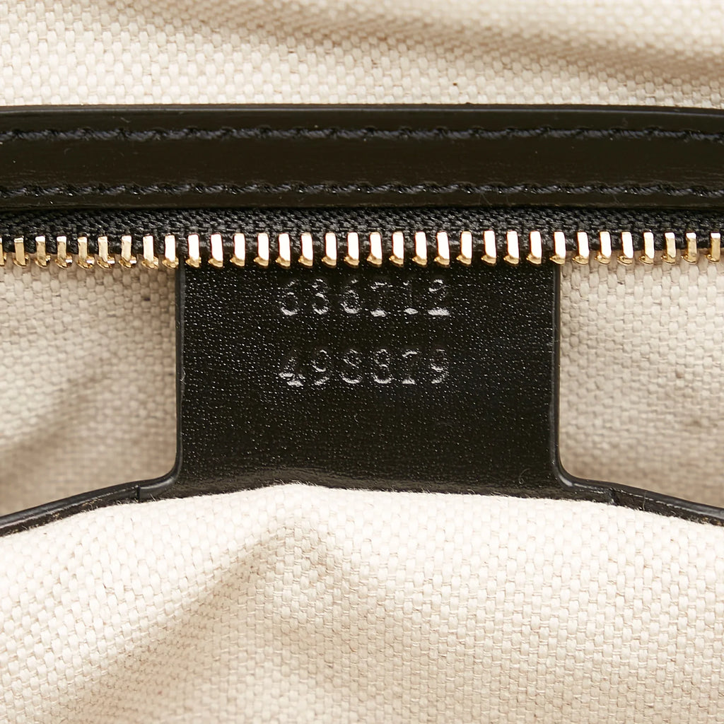 Authenticated Hacker 1961 Calf Unisex (Good) Black Project Satchel Leather Pre-Owned Jackie