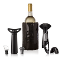 Wine - Wine Foil Plus- - Wine Crystal Includes Saver Concerto and Haves Set Wine Wine Cooler Vacuum Original Stopper Vin - Must Twister Active Cutter Wine Server Corkscrew The Vacu - - 6pc