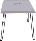 Inch, 24x24x24 Burner Stainless Square 24 Heat Thick, Handle, (Square, Down and x Cover Carrying Pit Heat x Legs Deflector, to 24 Fire w/Foldable Steel in) Cover Fire 24 1.5mm Push Pit Pit Fire