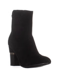 Jadia Lucca Womens Lane Black Boots, Ankle Suede