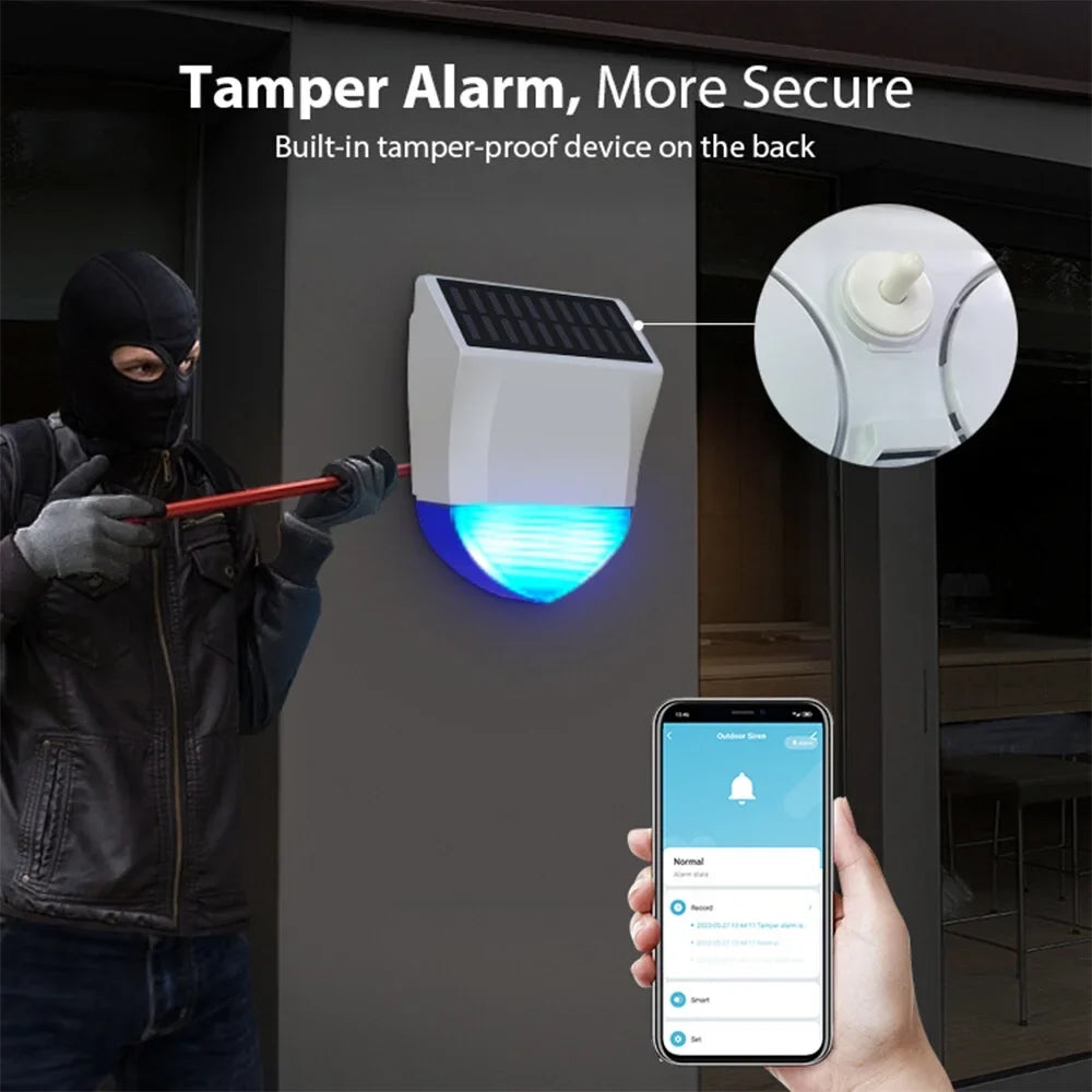 Time Sound DeviceAlarm Apparatus Alarm Bt Solar GoolRC apparatus,App WifiAlarm Ipx5 Sound Smart Powered Alarm Real Waterproof 5.0 Owsoo