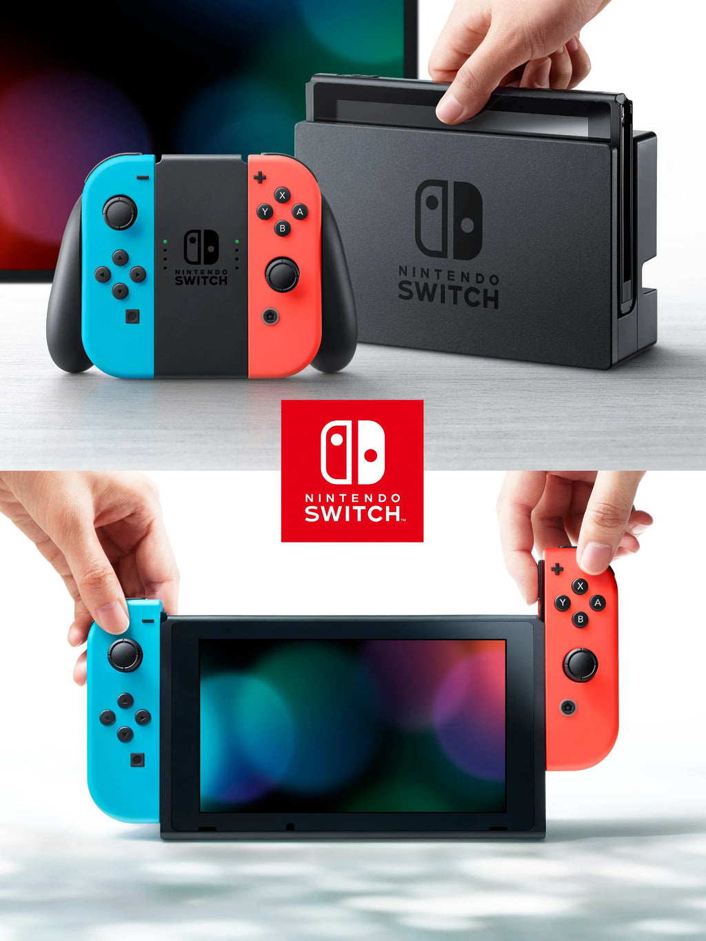 Console Red/Blue With Neon Joy-Con Nintendo Switch (2019)