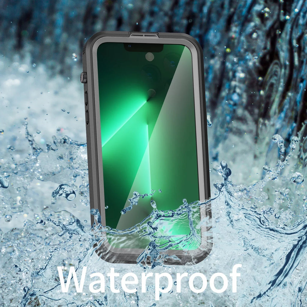 for Screen for Pro 360][IP68 14 MagSafe] Max Dropproof][Dustproof][Compatible 14 Black - 6H iPhone with Pro Max Underwater][14FT Military Waterproof, Built-in [Real 6.7" Protector Case iPhone