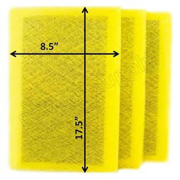 SUPPLY 10x20 Filter with Air Pack) Replacement Pads Compatible Guard Cleaner (3 RAYAIR MicroPower