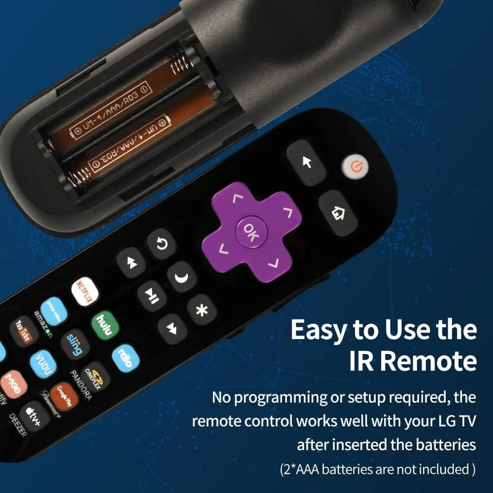 TV/Hisense TV/Westinghouse TV/Onn Applicable TV/Sharp Remote Replace of for 2 Universal TV/Philips TCL Roku Pack