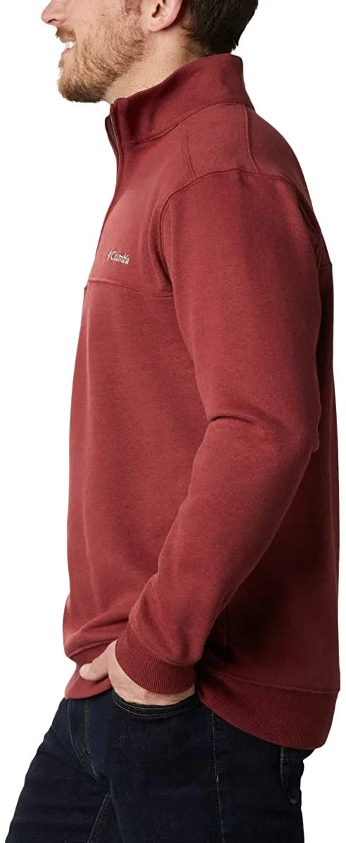 Men's Jasper, Red Zip, Large Columbia II Half Mountain Hart