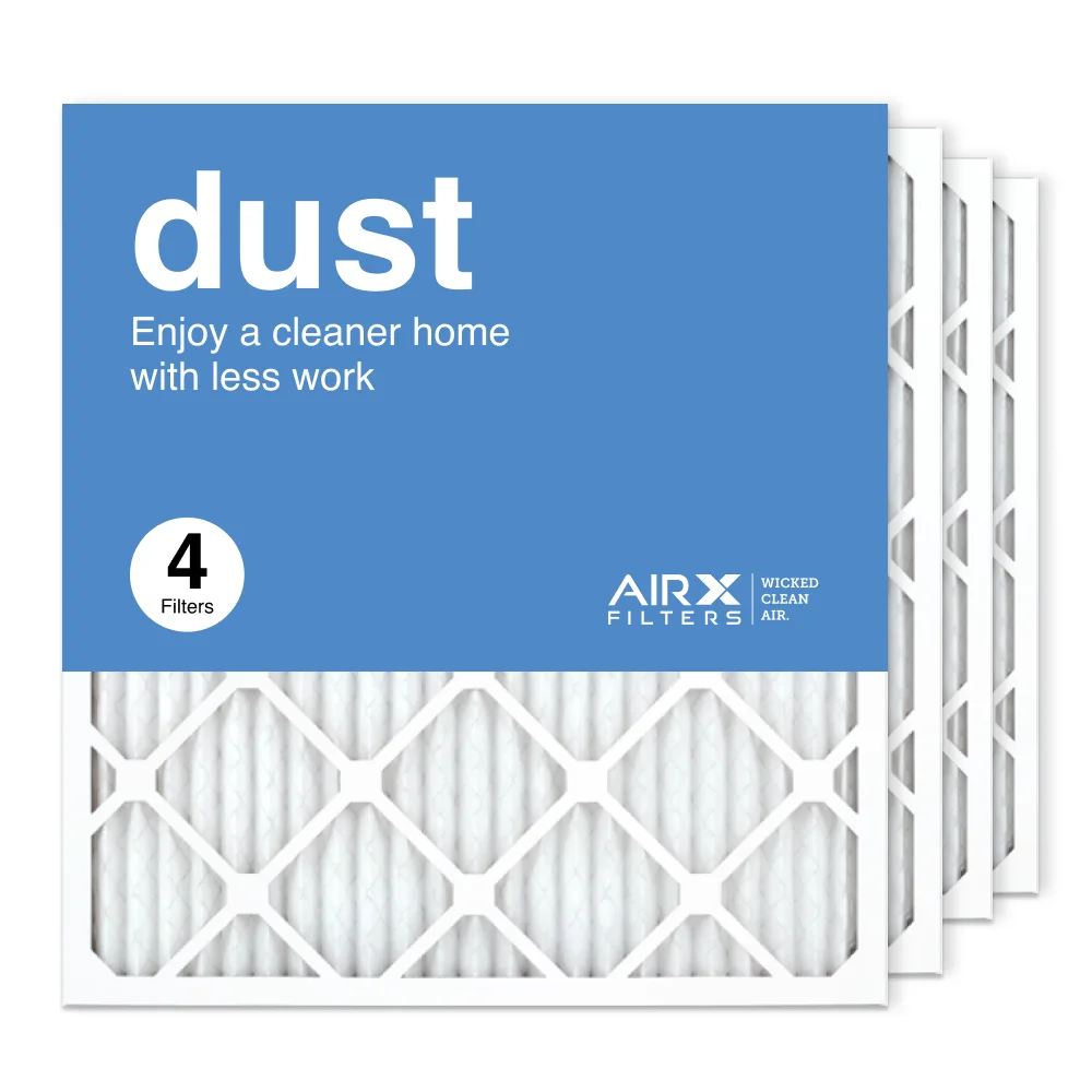 Furnace Pleated Filters USA the Filter, 8 MERV 21.5x23.5x1 4-Pack Dust Air HVAC Filter AIRx Made AC in Air