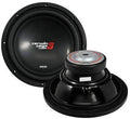 4 Cerwin Inch Audio 10 1000 Single (XED10) SUB Watts Car XED10V2 Ohm Vega