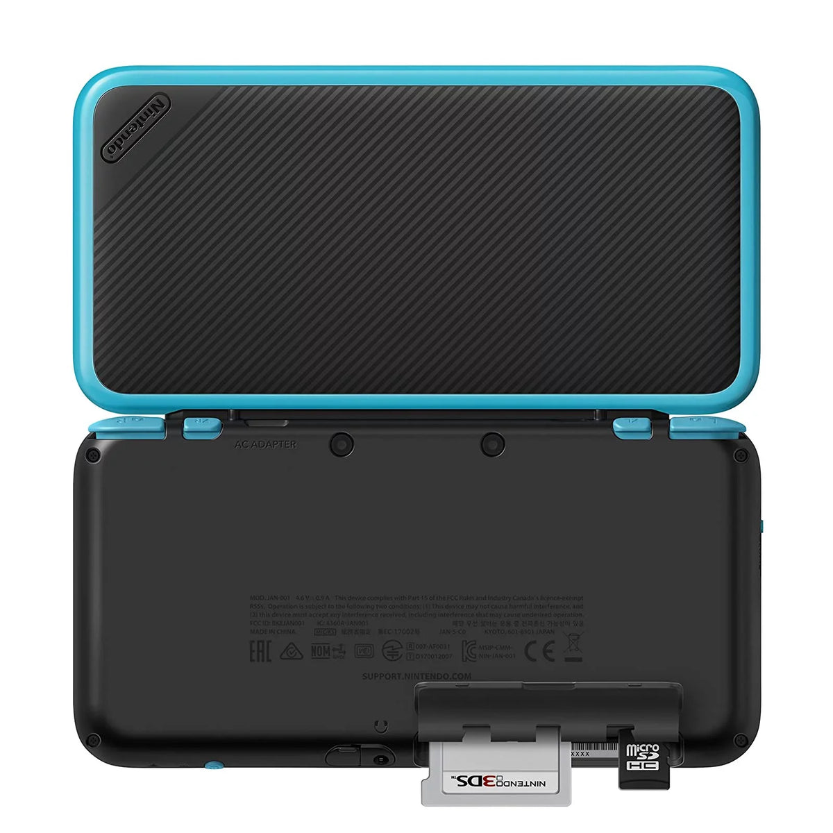 (Refurbished) 2DS New Nintendo Restored Black XL Model Turquoise
