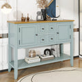 Table for OLD Storage WF190263AAE) Gray and Entrances Shelf Rooms (Antique Ample Living with and Console Four Series SKU Cambridge Vintage Kitchens Drawers Small TREXM Bottom