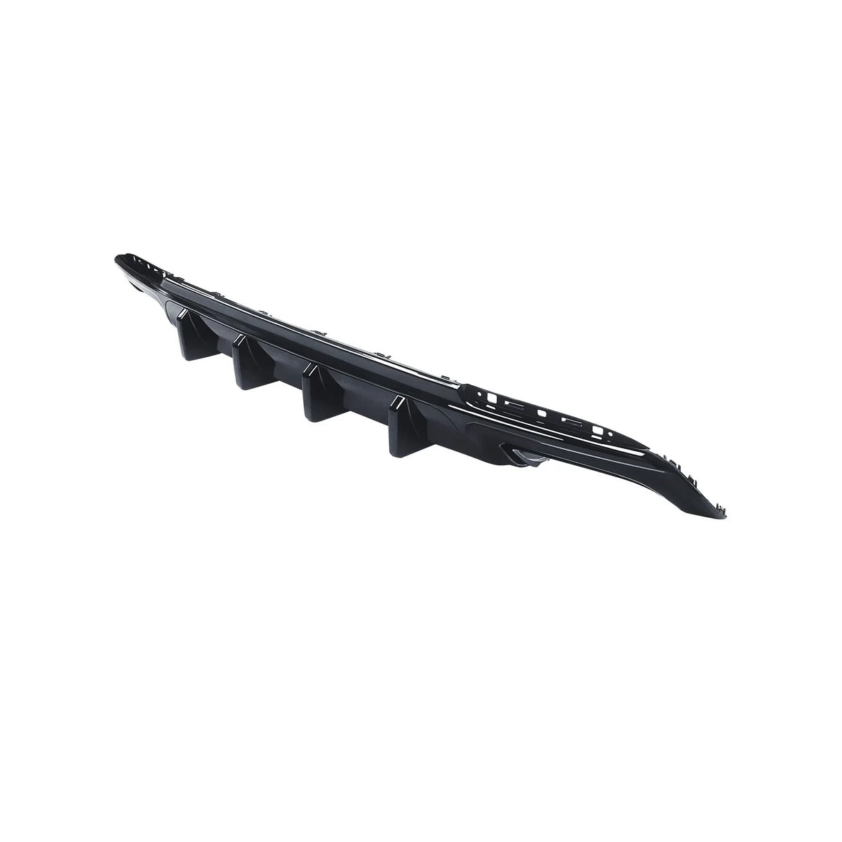 Lip 2015-2022 for Black NINTE Back Gloss Rear Exhaust Chrysler 300 SRT Diffuser Square