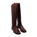 Meyer US) Sarto Almond Padded Detailing Stitch Block Franco Toe Womens Heel(dimension 9 Burgundy