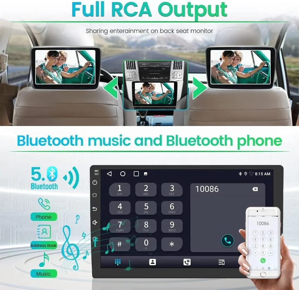 Toyota Carplay + RX330 Android Car RX350 Lexus SWC/Wired GPS/FM/WiFi/USB, RX400H for Lexus 32GB RX300 Car Radio Harrier 2GB 12 with Auto Support 2003-2009,Android Stereo