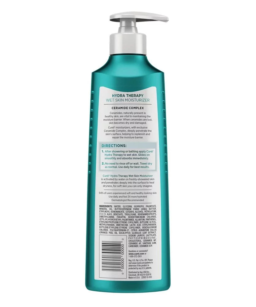 Curel Wet Hydra of 4) Skin (Pack Moisturizer, 12 Defense Itch oz Skincare Therapy