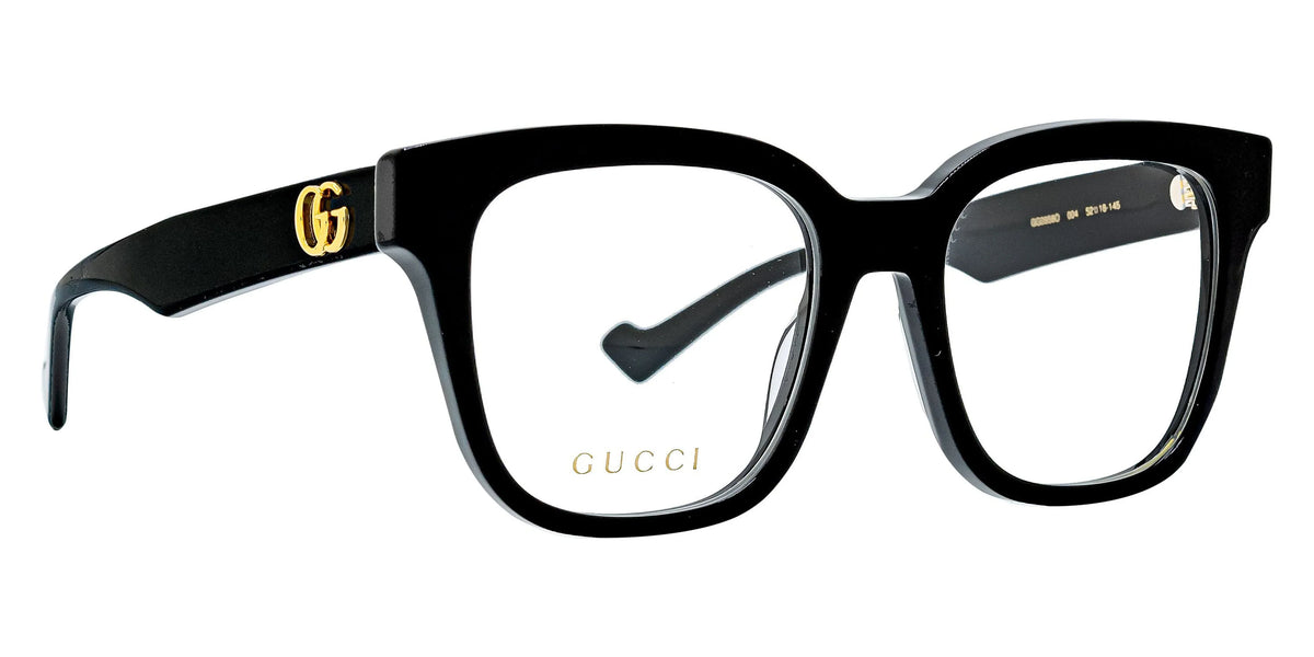 Gg0958O Black-Black-Transparent Optical Clear Women