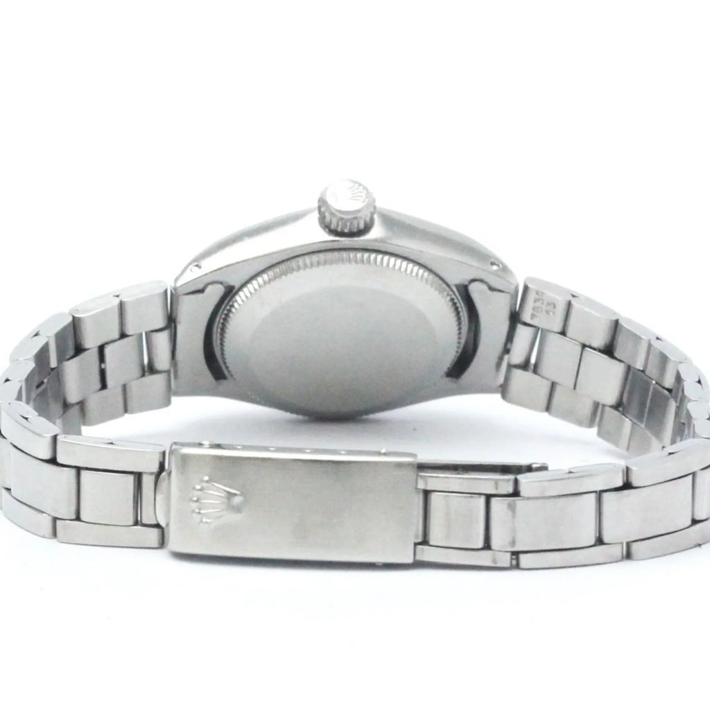 Steel Gold Pre-Owned 6719 Vintage BF565449 White Oyster Perpetual Ladies Watch (Fair)