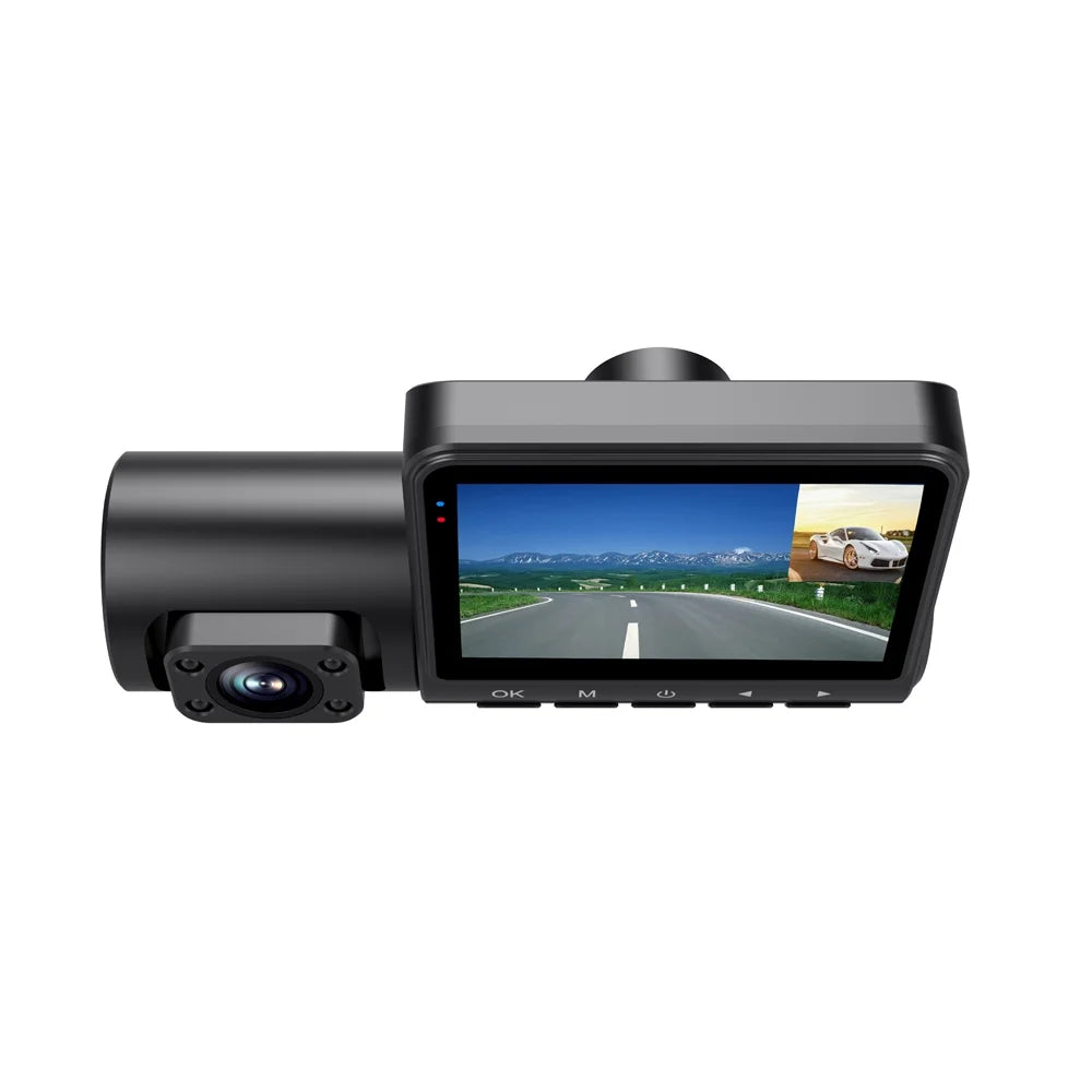 Cameras Mirror Car Video Clear Recorder Rearview Pinnaco Dash Car Camera 2in Camcorder Recording 3 Auto Safety
