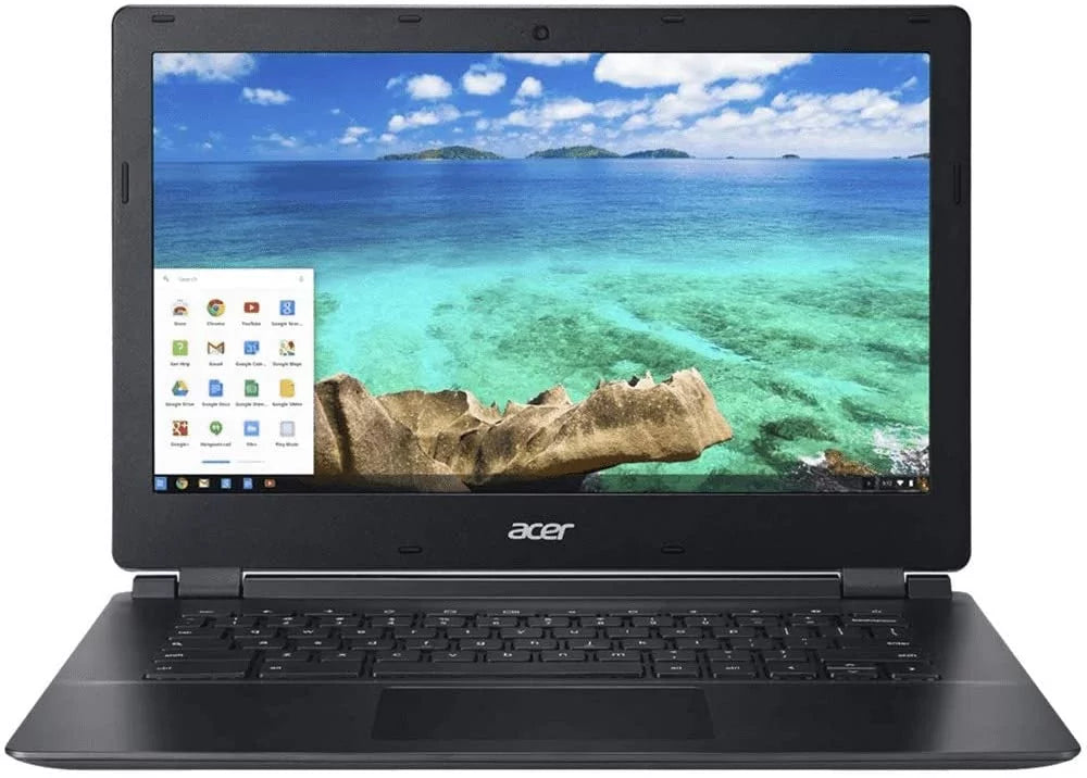 Screen 4GB GHz Chrome, Chromebook Pre-Owned Celeron, Laptop SSD Computer, RAM, Acer Hard Intel DDR3 Drive, 2.10 13" C810-T7ZT 16GB