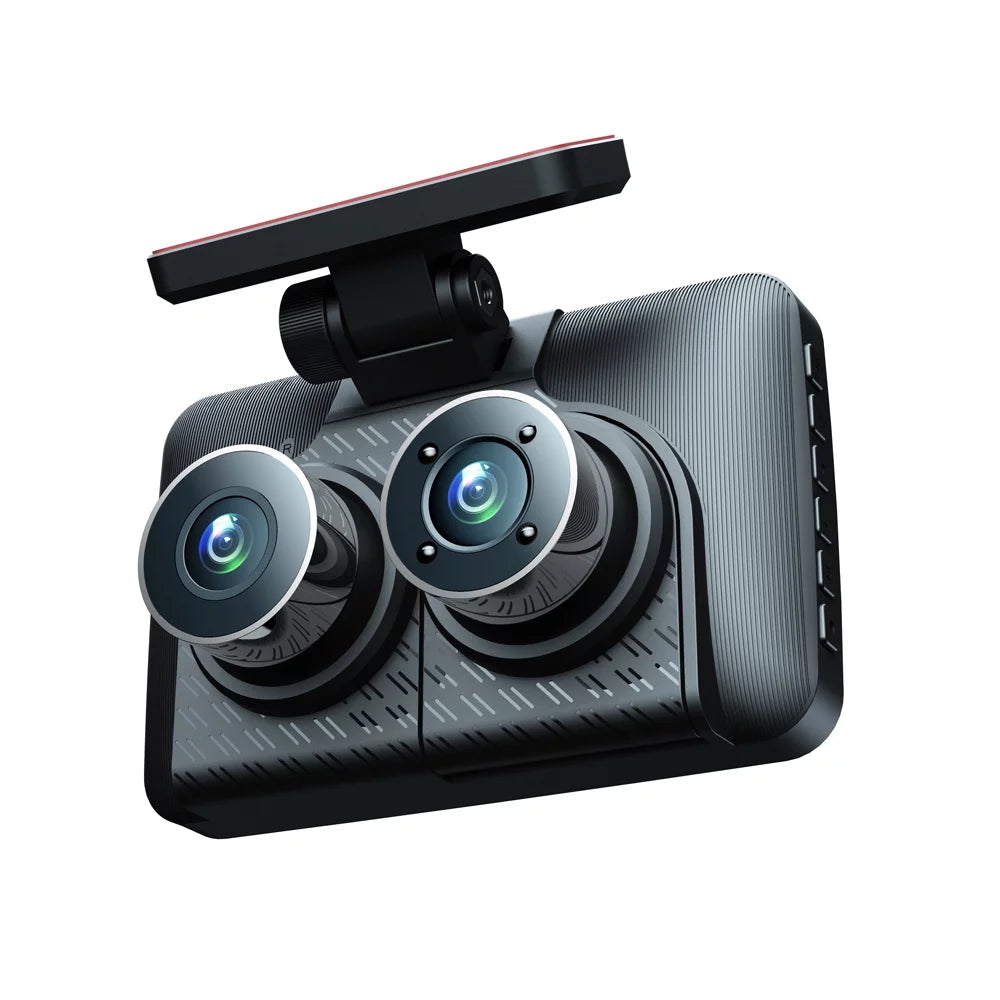 Rearview 4in Recorder Clear Dash Mirror Cameras 3 Camcorder Auto Car Safety Cam Andoer Angle Recording Driving Video Camera Wide Car Recorder Car
