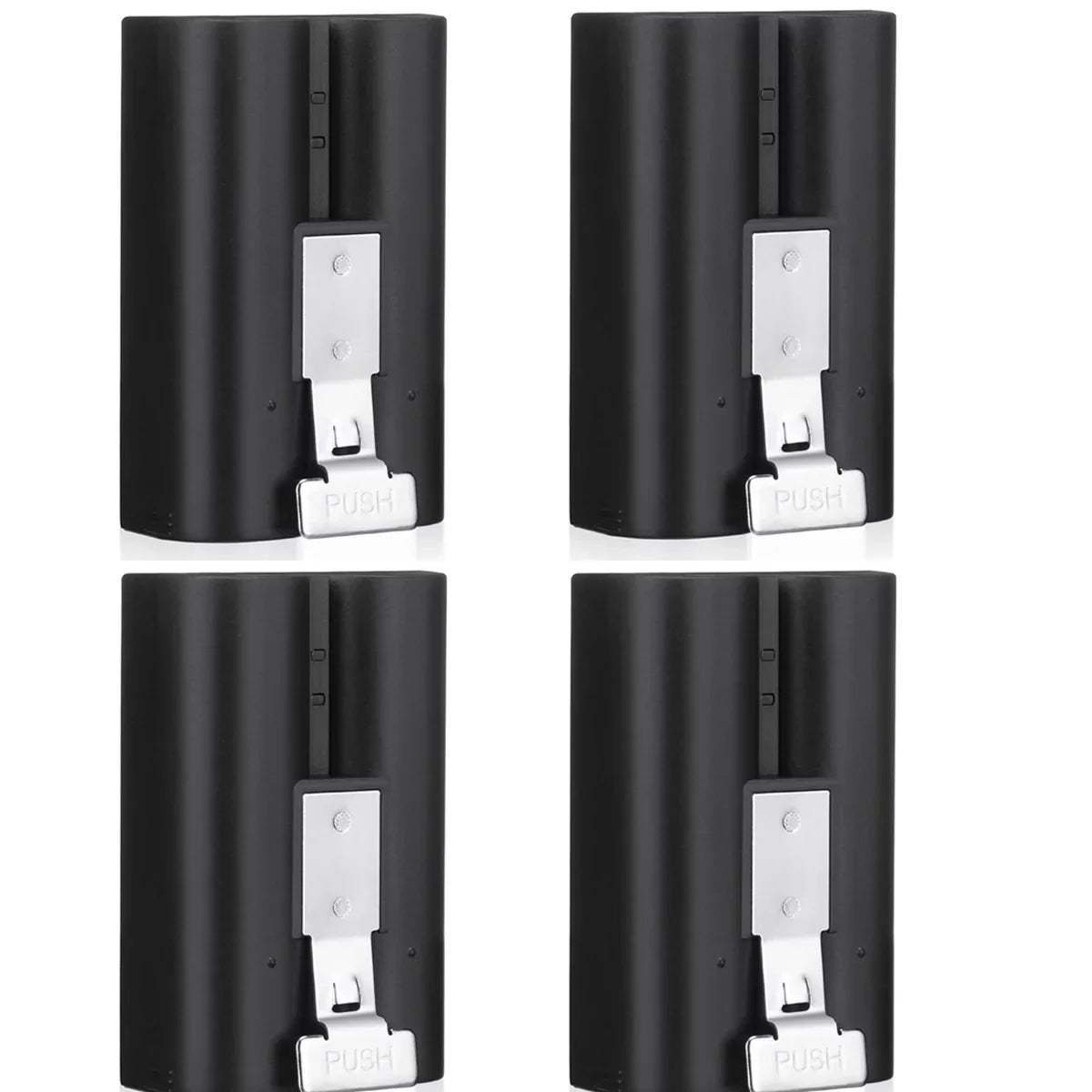 Battery Cam, Rechargeable Stick Plus/4, Compatible 4-Pack for with Ring Replacement 2/3/3 Doorbell Spotlight Backup 6040mAh 3.65V Doorbell Doorbell Cam, Camera, Up Batteries Video EBL Ring
